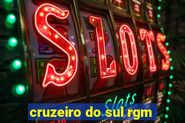 cruzeiro do sul rgm